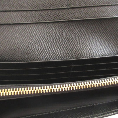 Prada Sapphia Leather Black Bifold Wallet