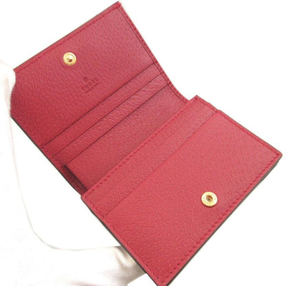 Gucci Ophidia GG Flora Red Compact Wallet Bifold