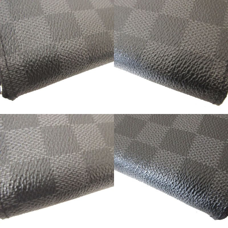 Louis Vuitton Damier Graphite Zippy Wallet Vertical Gray Zip Around