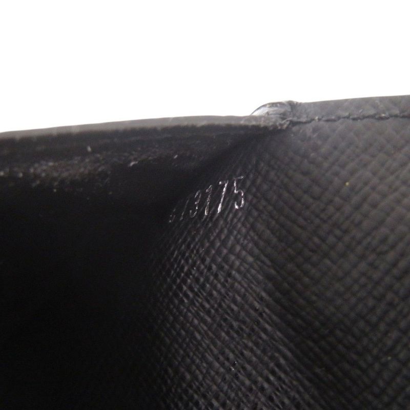 Louis Vuitton Porto Carte Epi Black Wallet Long Bill Holder Card Case