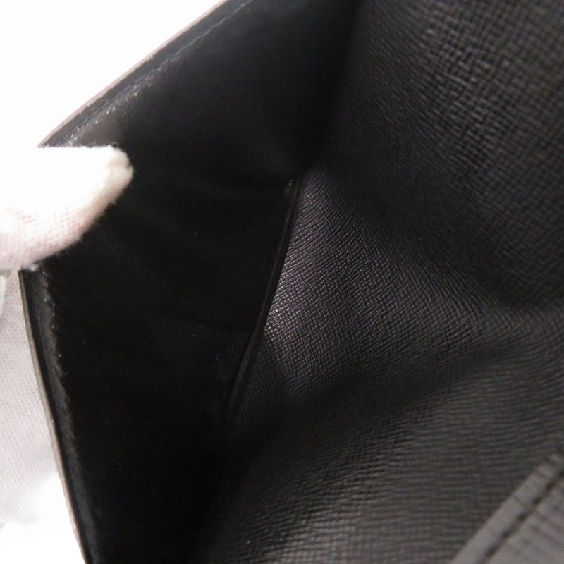 Louis Vuitton Porto Carte Epi Black Wallet Long Bill Holder Card Case