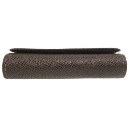 Louis Vuitton Porte-Monnaie Sergei Taiga Grizzly Coin Case Wallet Brown