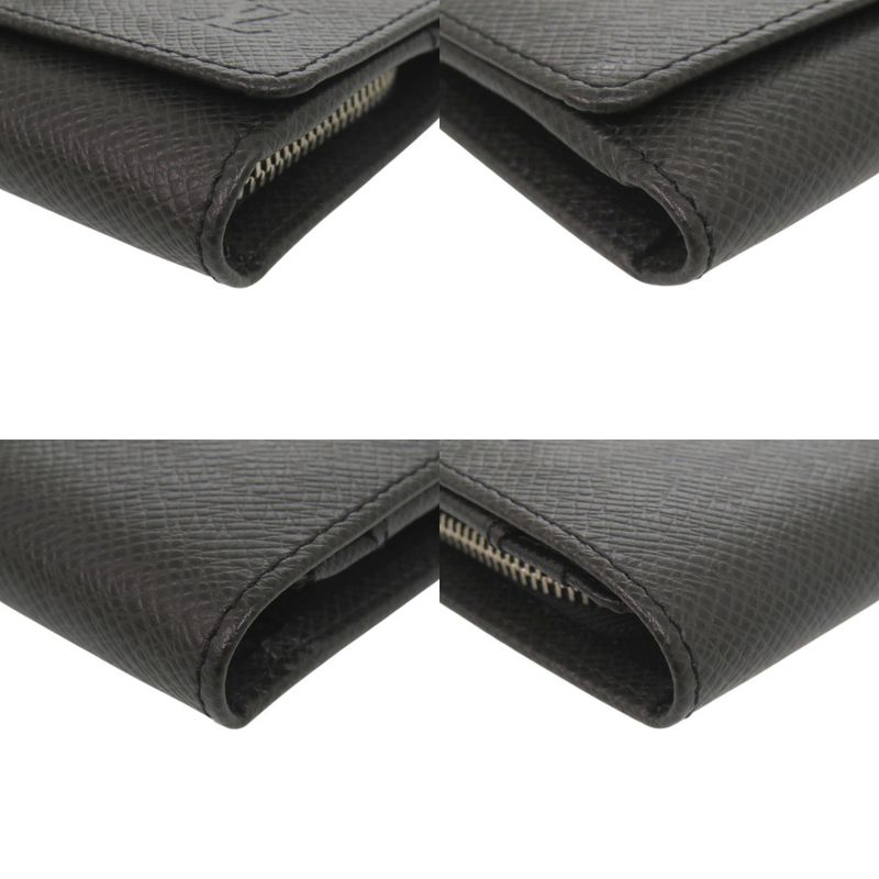 Louis Vuitton Porte-Monnaie Sergei Taiga Ardoise Coin Case Wallet