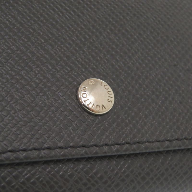 Louis Vuitton Porte-Monnaie Sergei Taiga Ardoise Coin Case Wallet