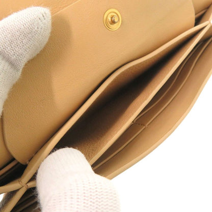 Bottega Veneta Leather Beige Wallet