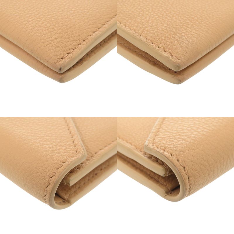 Bottega Veneta Leather Beige Wallet