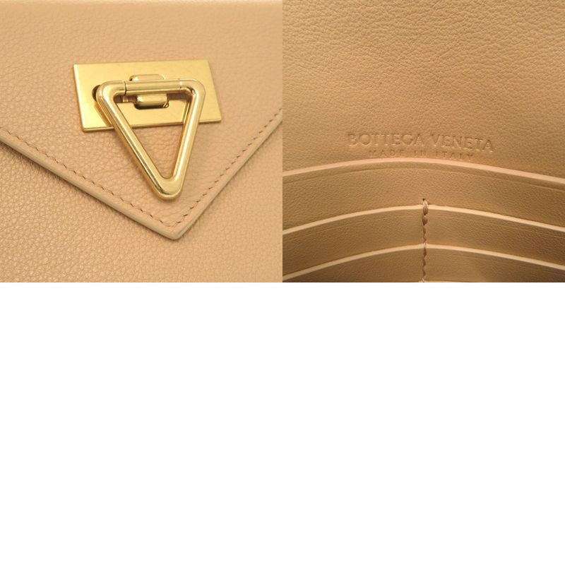 Bottega Veneta Leather Beige Wallet