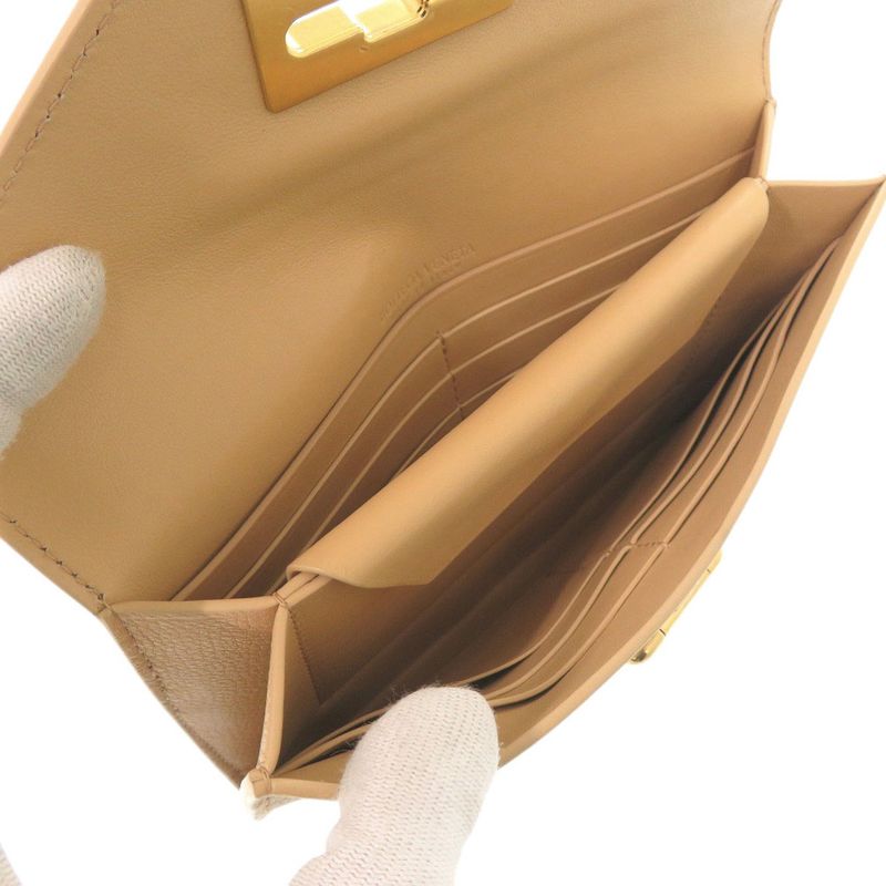 Bottega Veneta Leather Beige Wallet