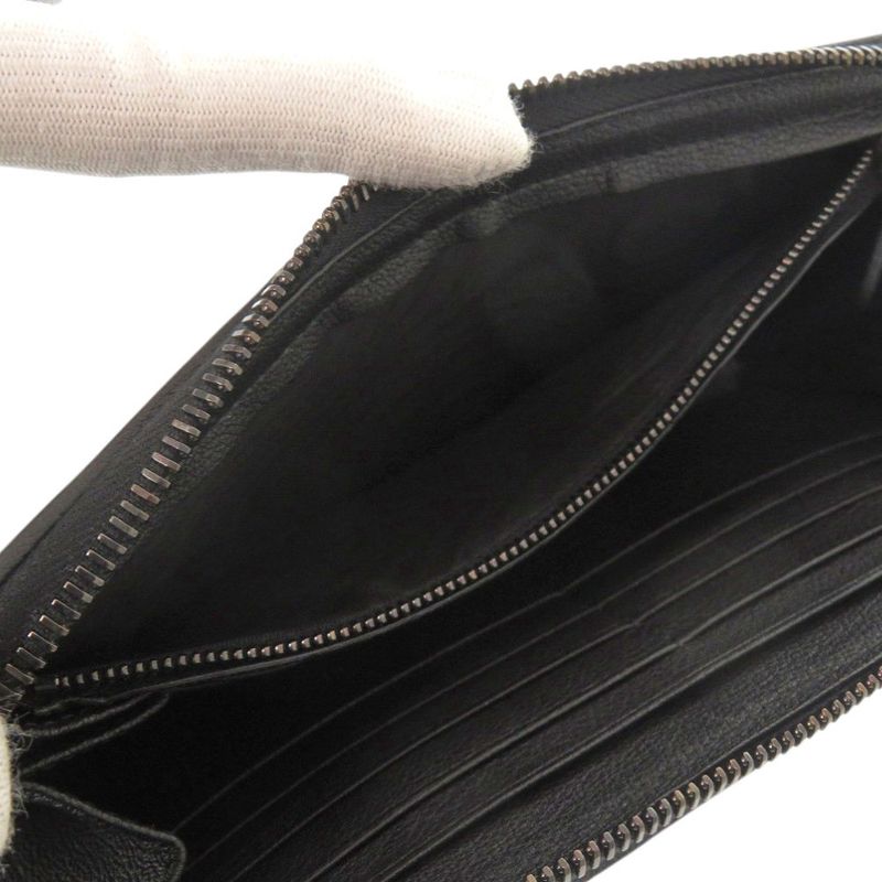 Bottega Veneta Leather Black Wallet