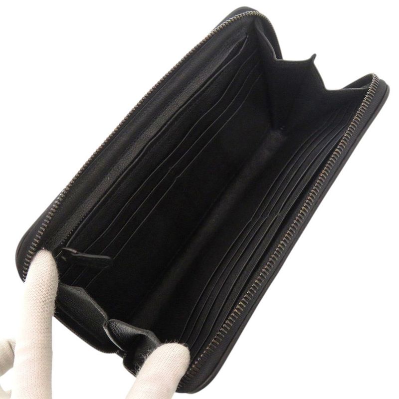 Bottega Veneta Leather Black Wallet