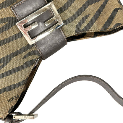 Fendi Zucca Handbag Canvas Brown — view 6