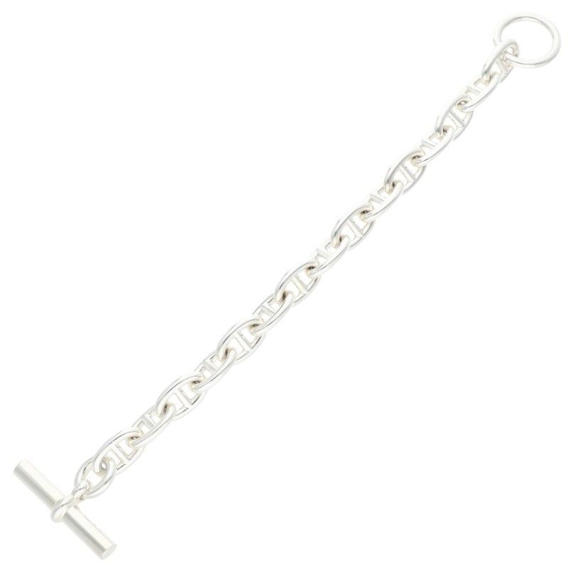 Hermes Chaine D'ancre MM Silver Bracelet