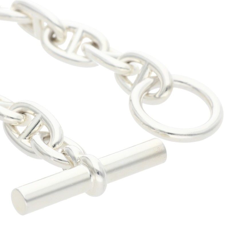 Hermes Chaine D'ancre MM Silver Bracelet