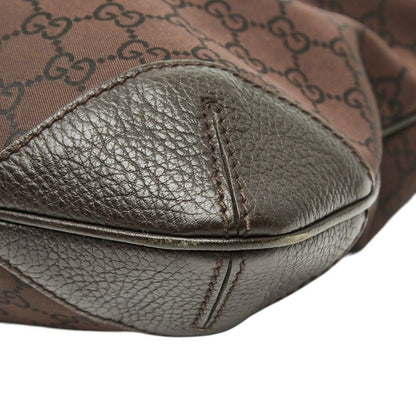 Gucci GG Canvas Shoulder Bag Brown