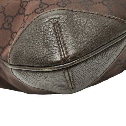 Gucci GG Canvas Shoulder Bag Brown