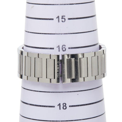 Hermes Nomade Automatic Quartz Watch Gray Silver Stainless Steel