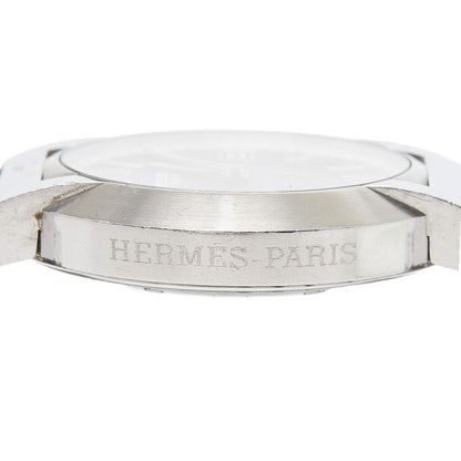 Hermes Nomade Automatic Quartz Watch Gray Silver Stainless Steel