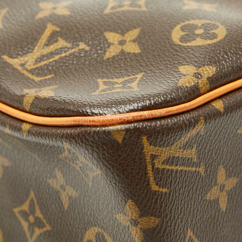 Louis Vuitton Monogram City GM Shoulder Bag Brown Leather