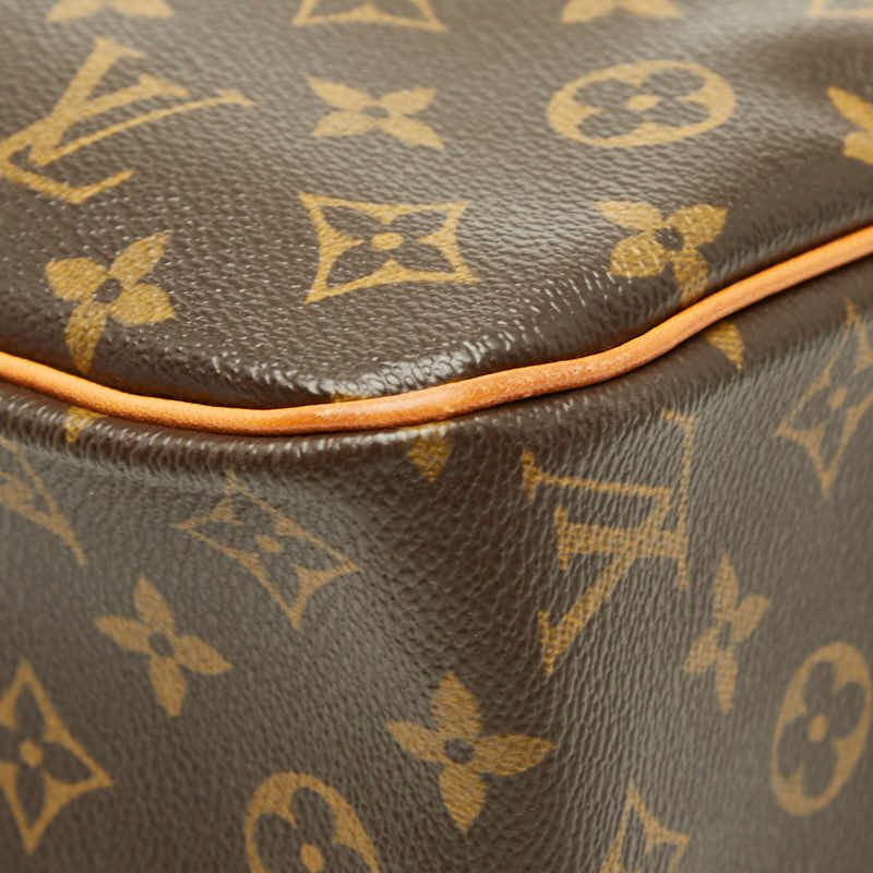 Louis Vuitton Monogram City GM Shoulder Bag Brown Leather