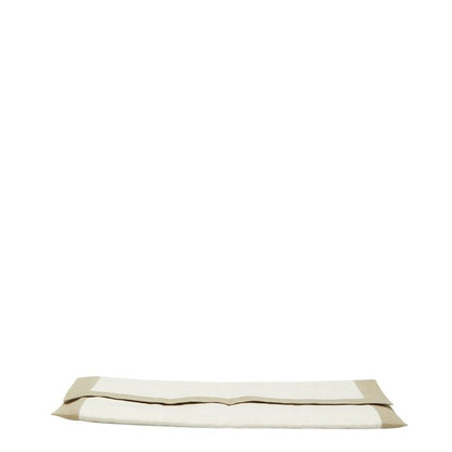 Hermes Tapidocell Clutch Ivory Beige Canvas