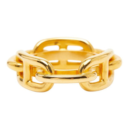 Hermes Chaine D'ancre Scarf Ring Gold Plated