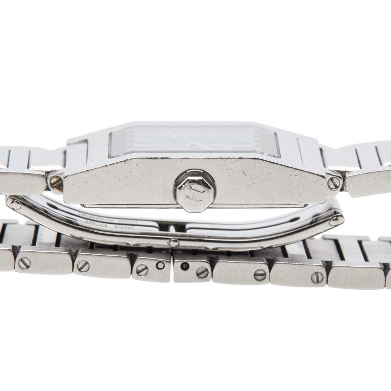 Hermes Tandem Watch Blue Silver Stainless Steel