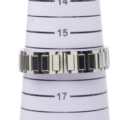 Hermes Tandem Watch Blue Silver Stainless Steel