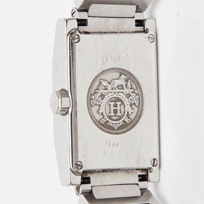 Hermes Tandem Watch Blue Silver Stainless Steel
