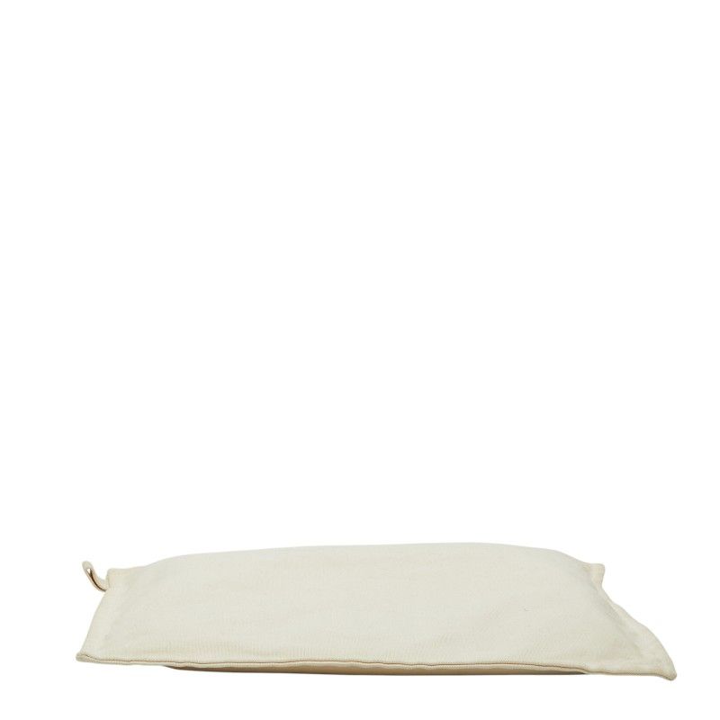 Hermes Bora Pouch Set Ivory Cotton