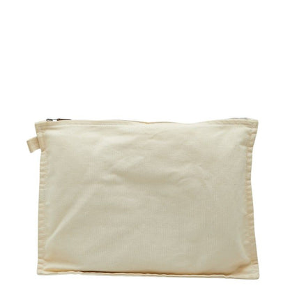 Hermes Bora Pouch Set Ivory Cotton