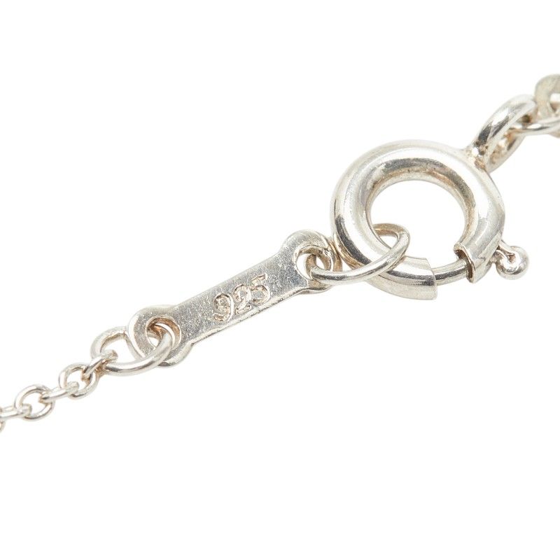 Tiffany & Co Elsa Peretti Star of David Hexagram Chain Pendant Necklace Silver