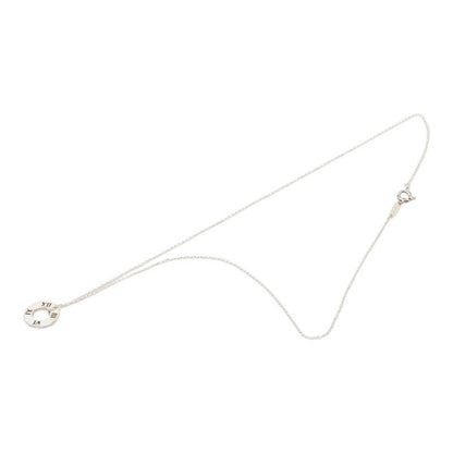 Tiffany & Co Atlas Circle Necklace Silver