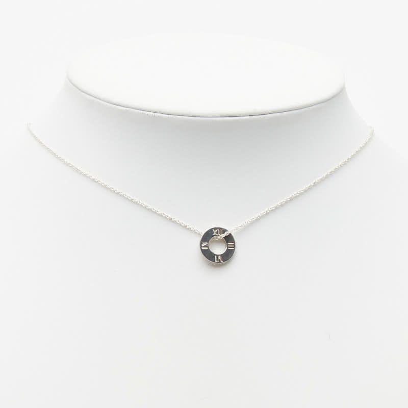 Tiffany & Co Atlas Circle Necklace Silver