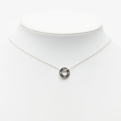 Tiffany & Co Atlas Circle Necklace Silver