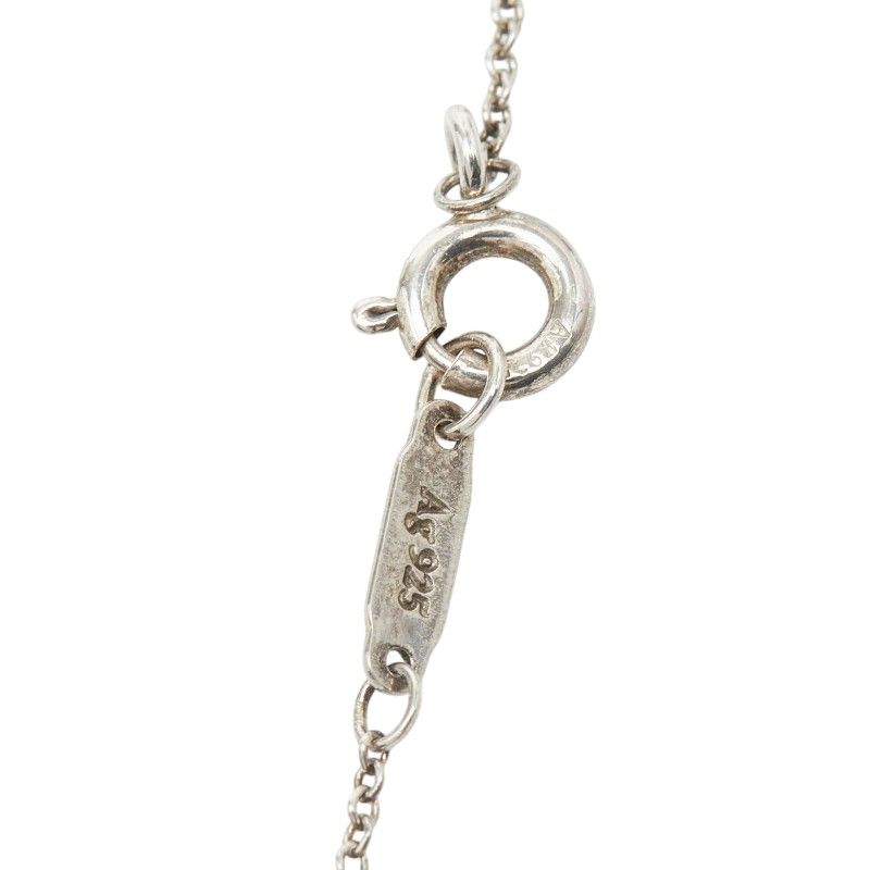 Tiffany & Co Return to Double Heart Pendant Necklace Silver