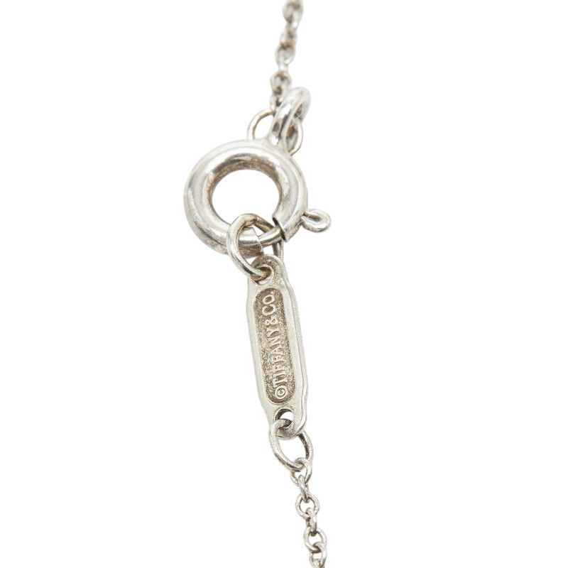 Tiffany & Co Return to Double Heart Pendant Necklace Silver