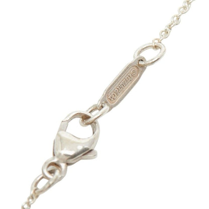 Tiffany & Co Present Box Lock Ribbon Pendant Necklace Silver