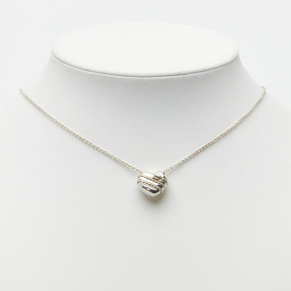 Tiffany & Co Heart Aro Vintage Pendant Necklace Silver