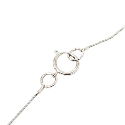 Chanel Mademoiselle Necklace Silver Black Metal