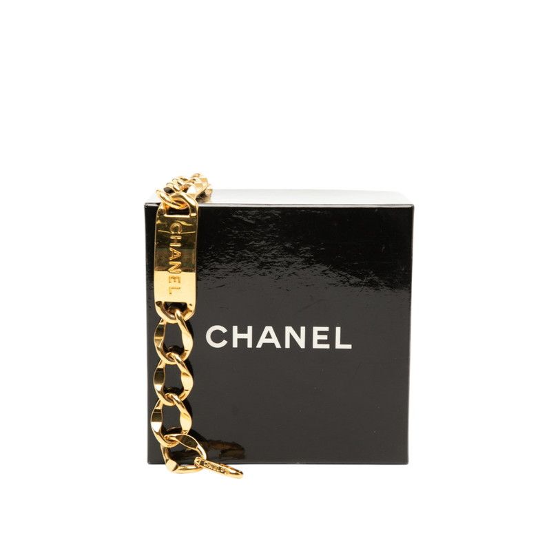 Chanel CC Logo 31 Rue Cambon Paris Chain Belt Gold Plated