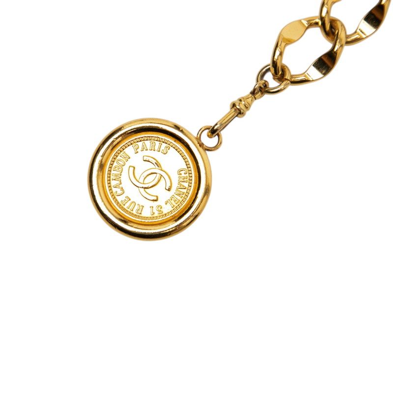 Chanel CC Logo 31 Rue Cambon Paris Chain Belt Gold Plated