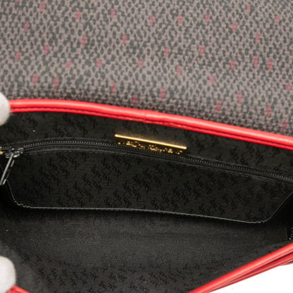Saint Laurent Crossbody Shoulder Bag Red Multicolor Leather