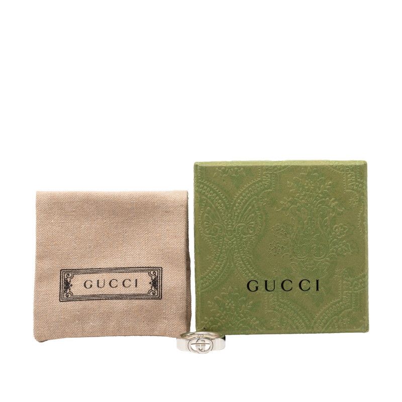 Gucci Interlocking Ring Silver