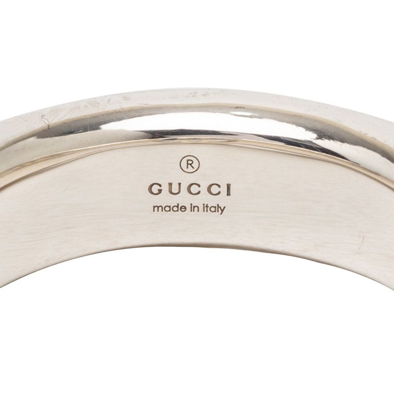 Gucci Interlocking Ring Silver