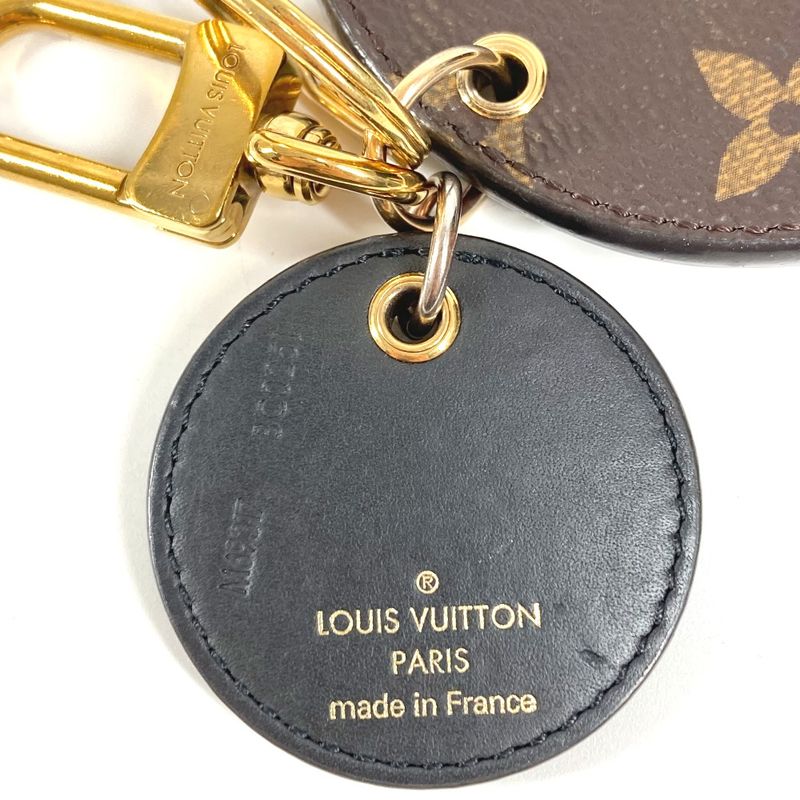 Louis Vuitton Bag Charm Porte Cles Ilustre Monogram Giant Canvas Brown