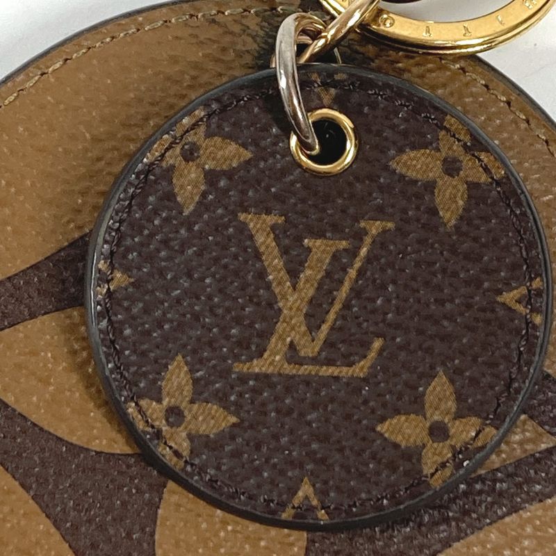 Louis Vuitton Bag Charm Porte Cles Ilustre Monogram Giant Canvas Brown