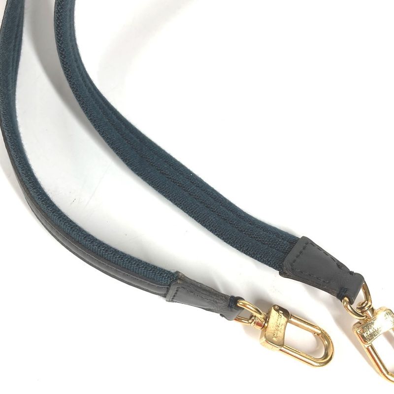 Louis Vuitton Shoulder Strap Unknown Leather Canvas Navy