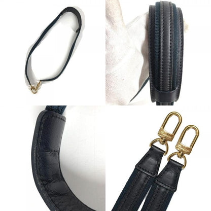 Louis Vuitton Shoulder Strap Unknown Leather Canvas Navy
