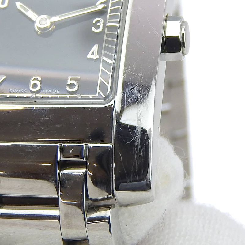 Fendi Orologi Stainless Steel Quartz Analog Display Black Dial Watch