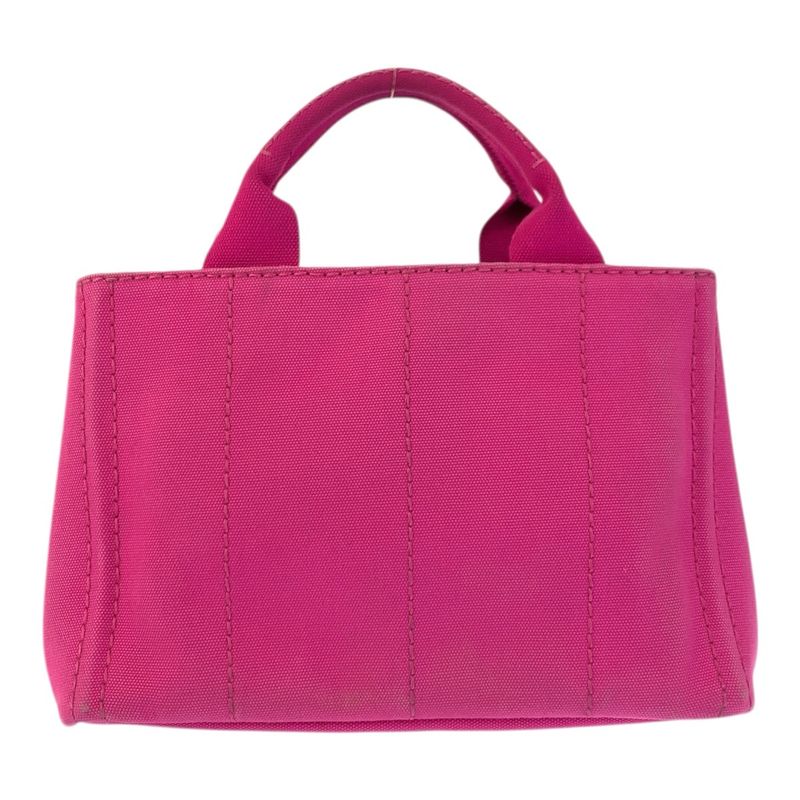 Prada Canapa Pink Gold Canvas Tote